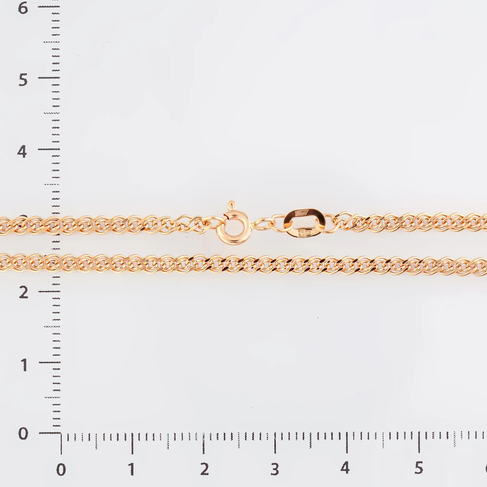 Цепь из красного золота 585 пробы