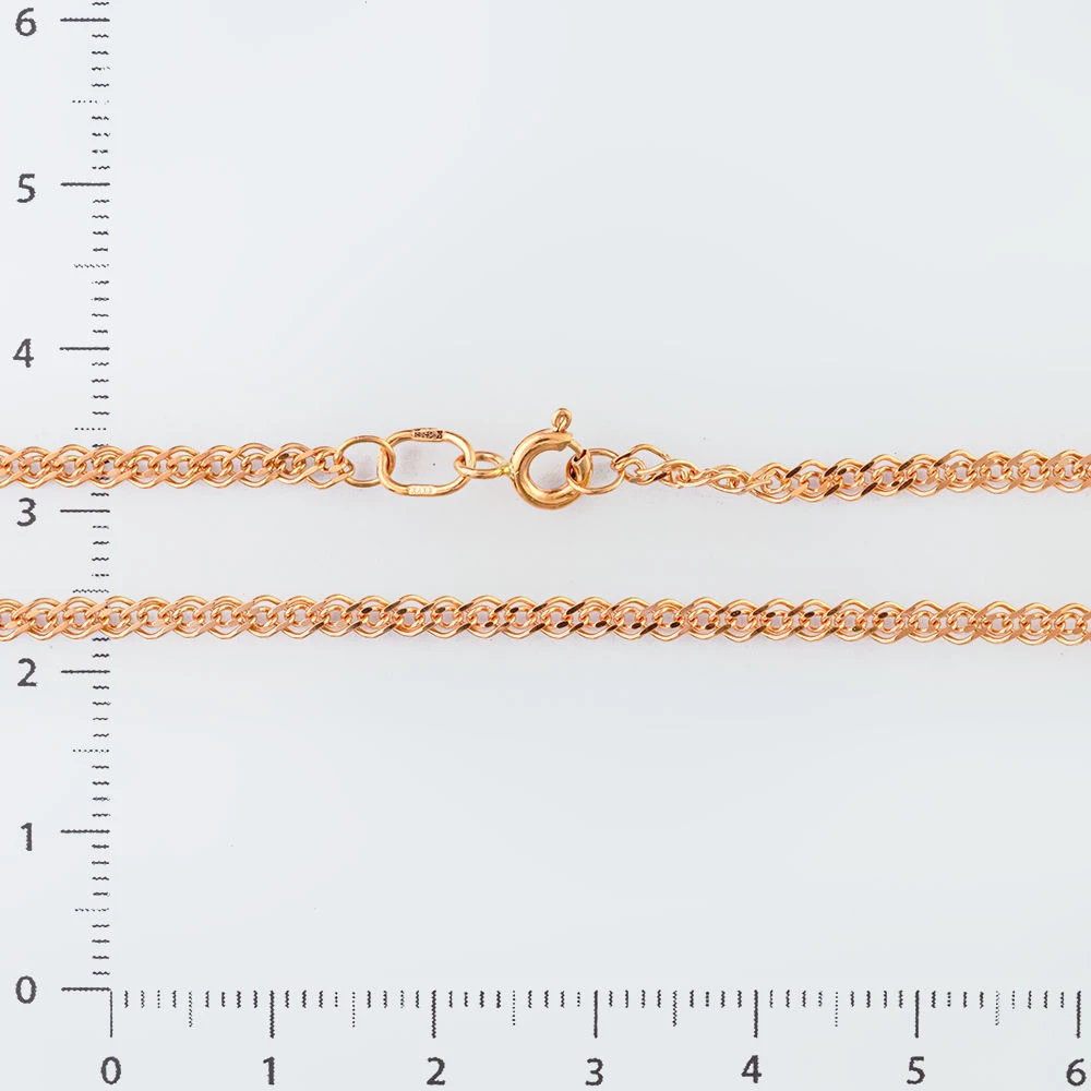 Цепь из красного золота 585 пробы