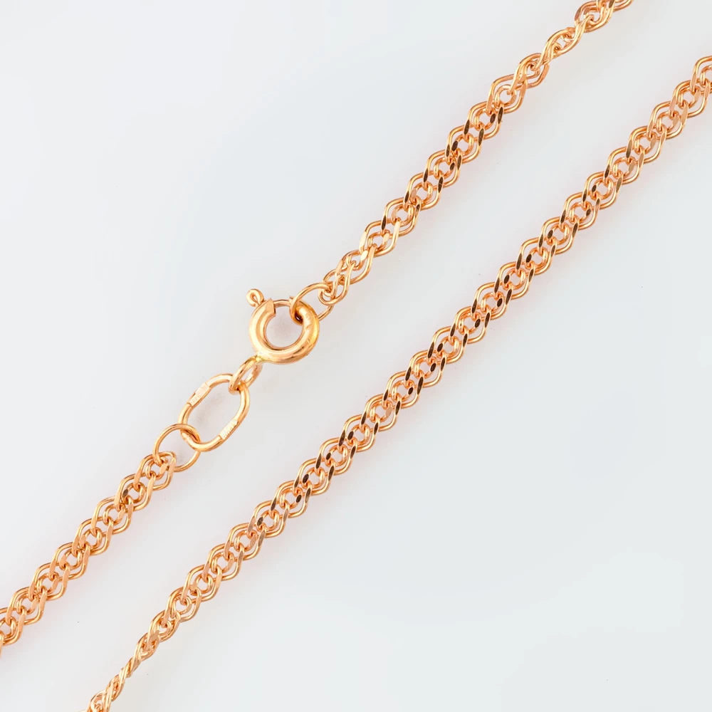 Цепь из красного золота 585 пробы