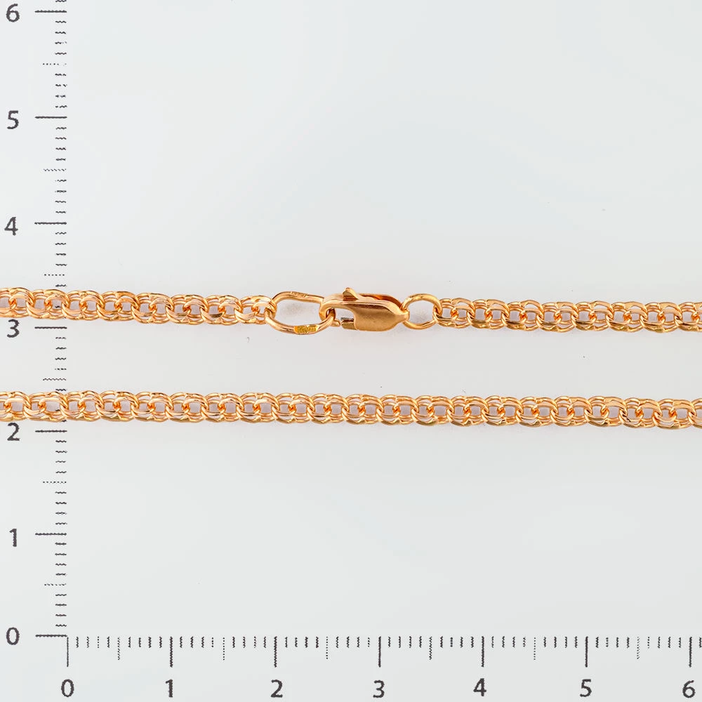 Цепь из красного золота 585 пробы