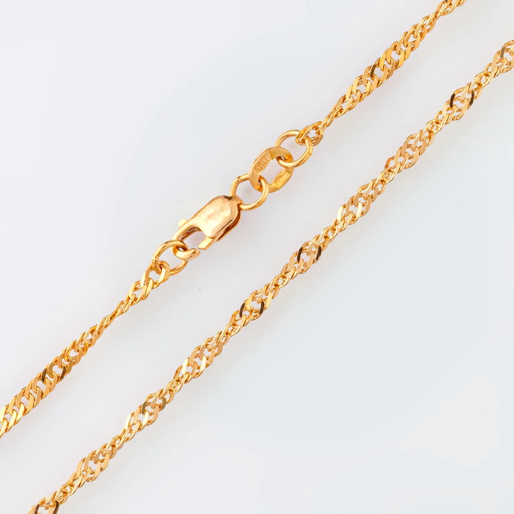 Цепь из красного золота 583 пробы