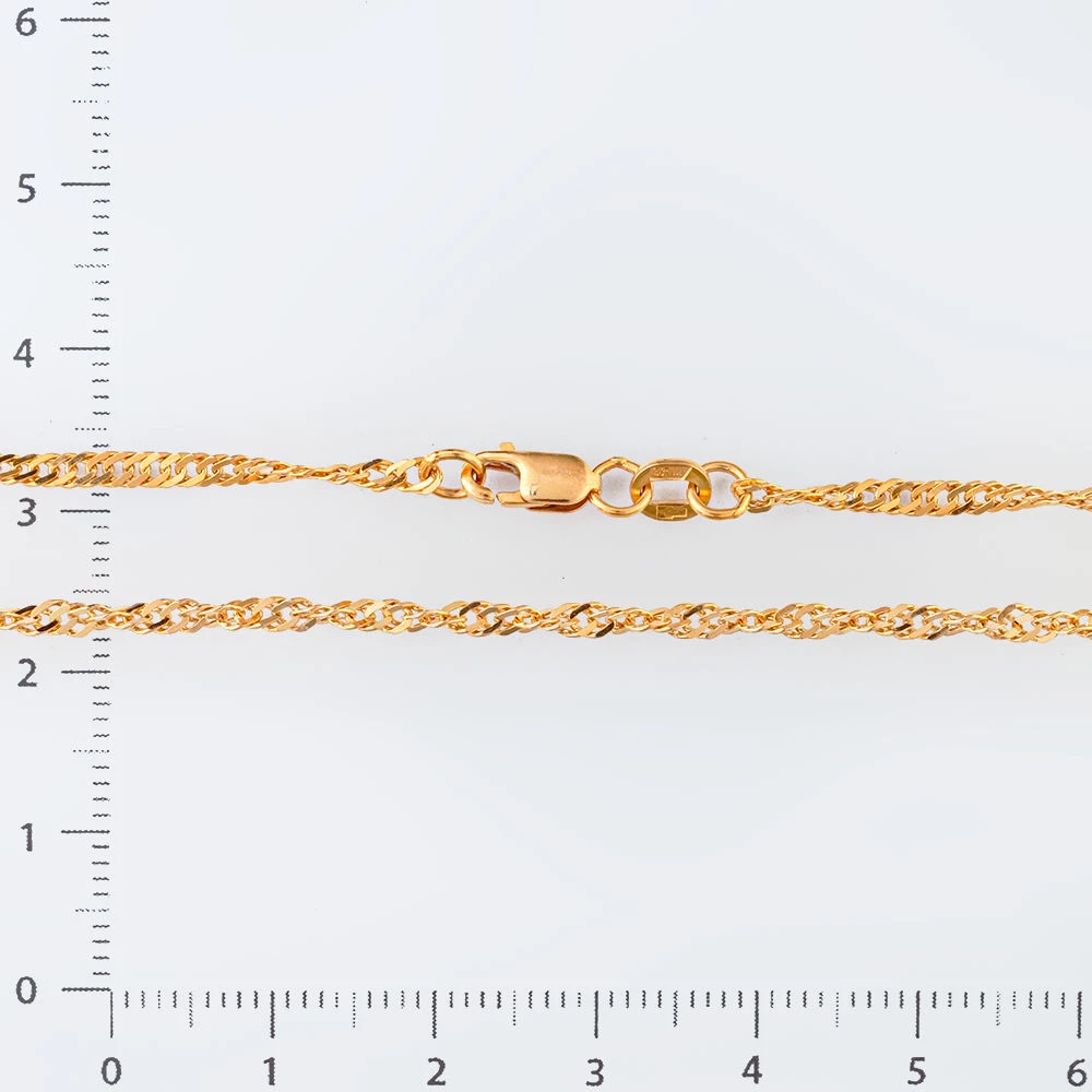 Цепь из красного золота 583 пробы