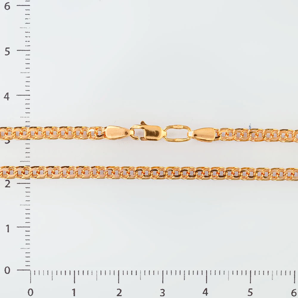 Цепь из красного золота 585 пробы