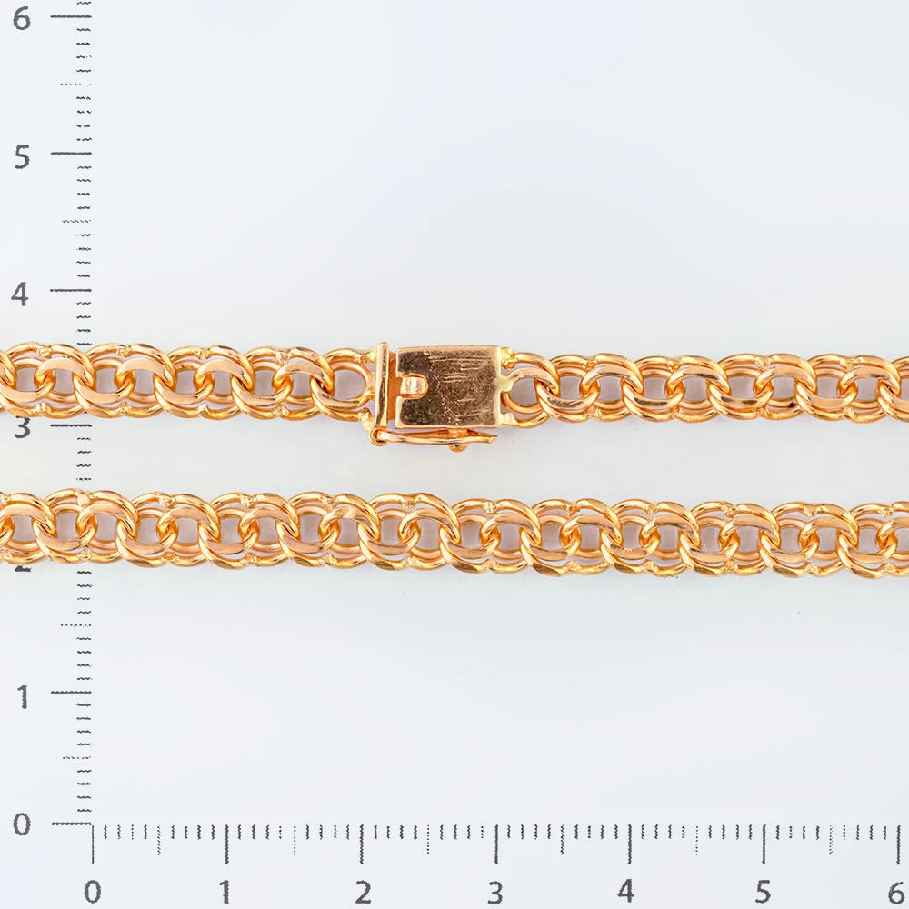 Цепь из красного золота 585 пробы