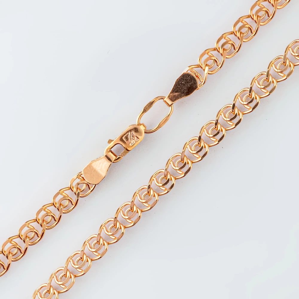 Цепь из красного золота 585 пробы