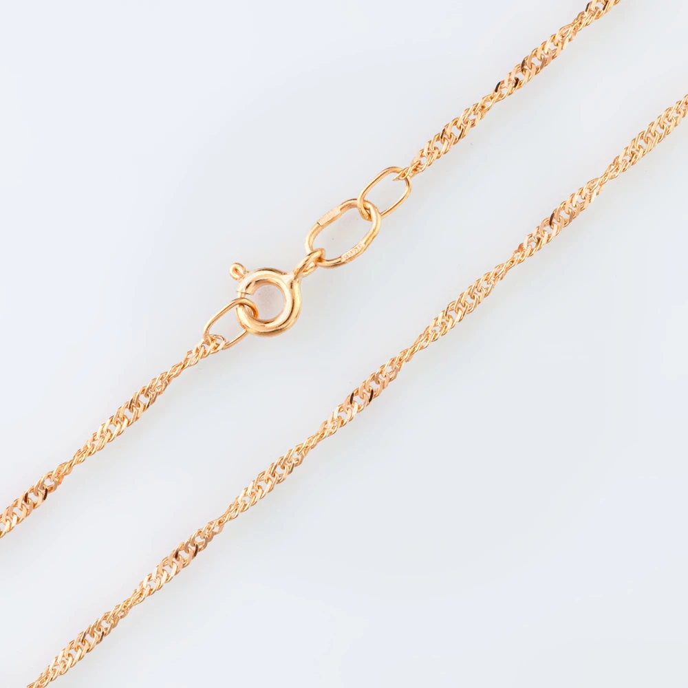 Цепь из красного золота 585 пробы