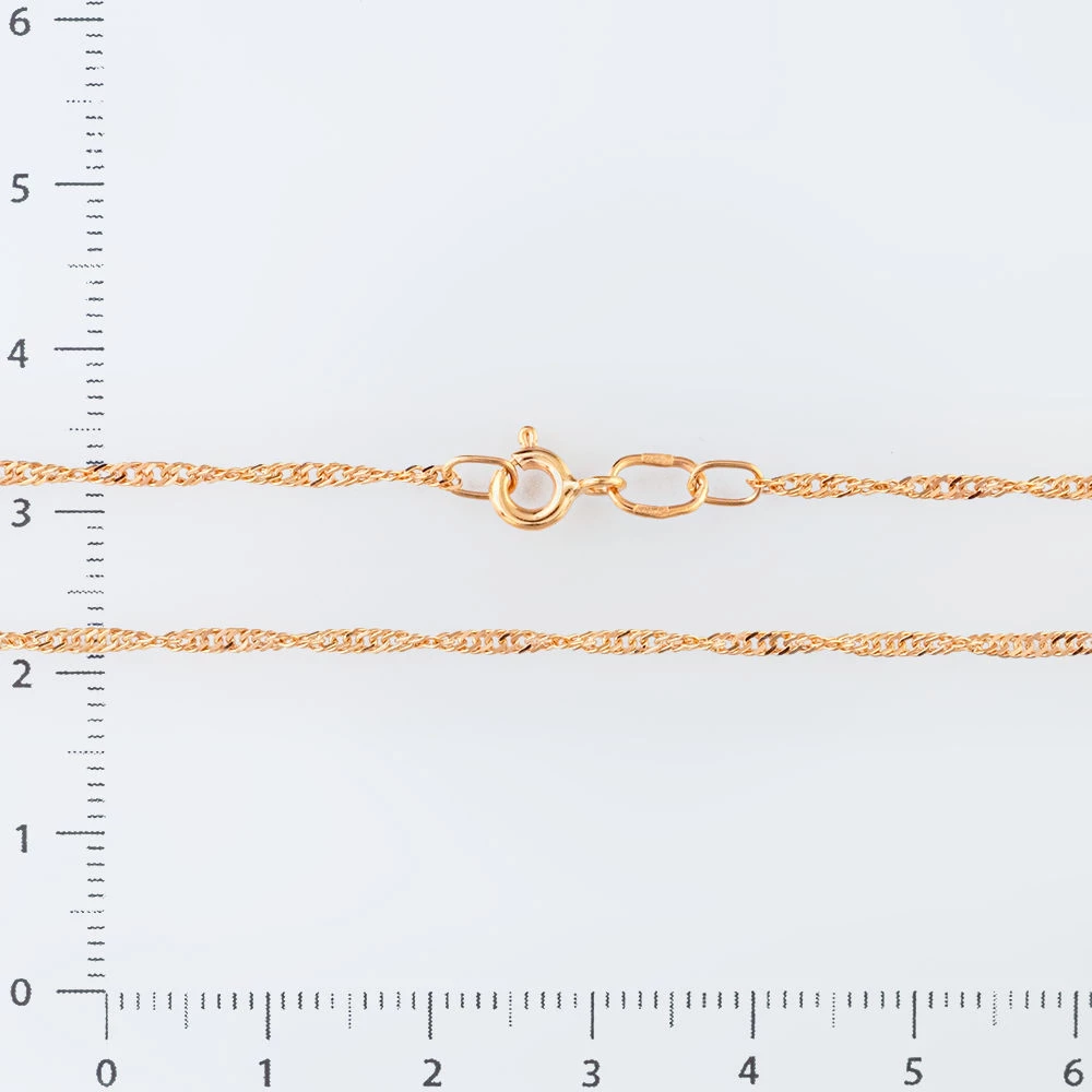 Цепь из красного золота 585 пробы