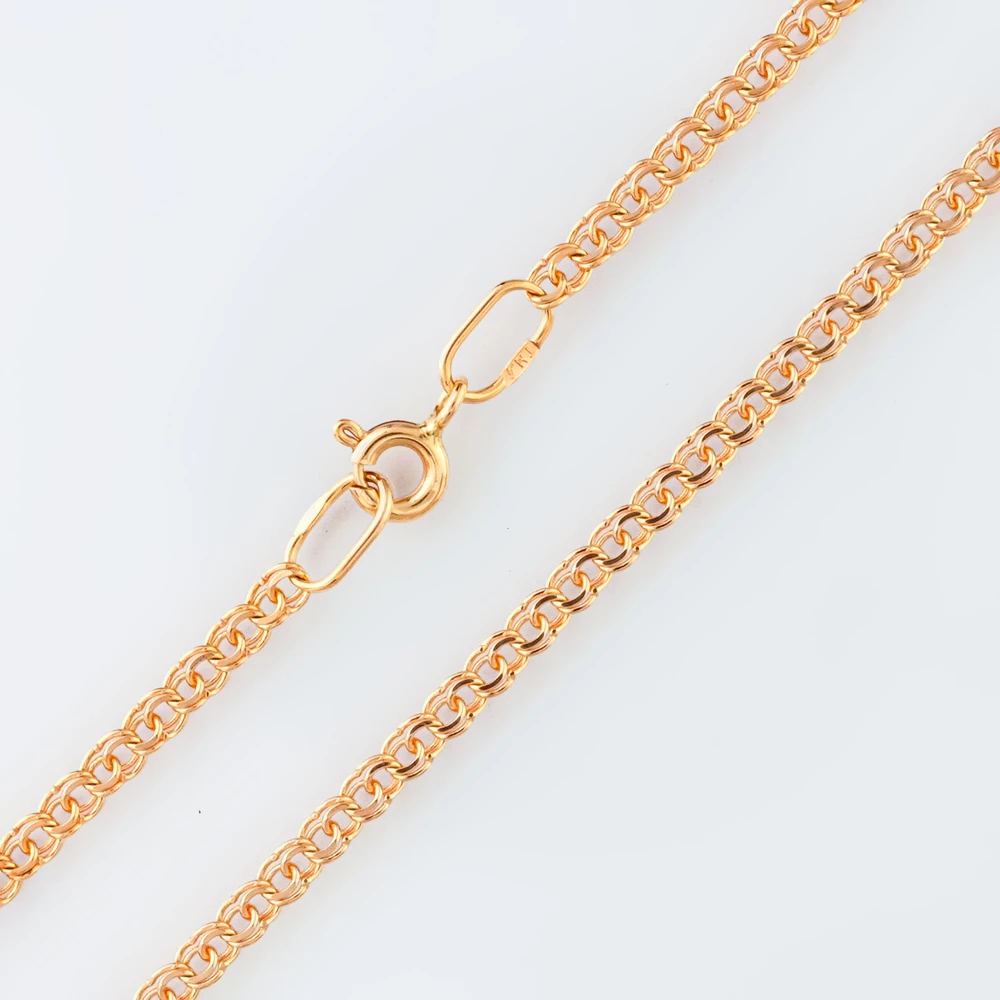 Цепь из красного золота 585 пробы