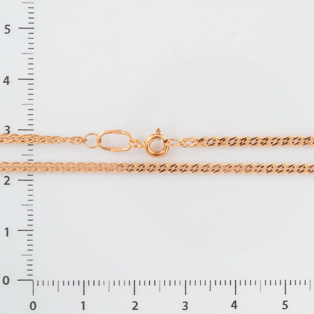 Цепь из красного золота 585 пробы