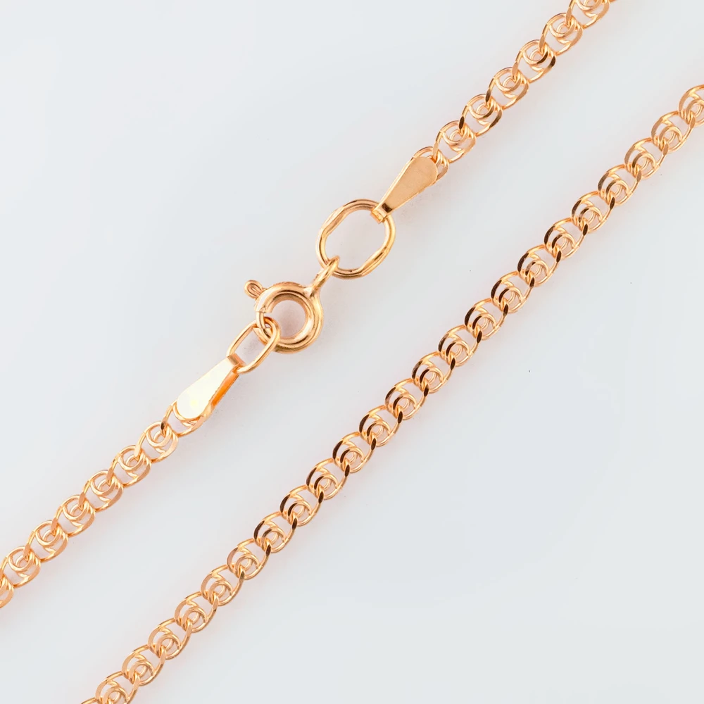 Цепь из красного золота 585 пробы