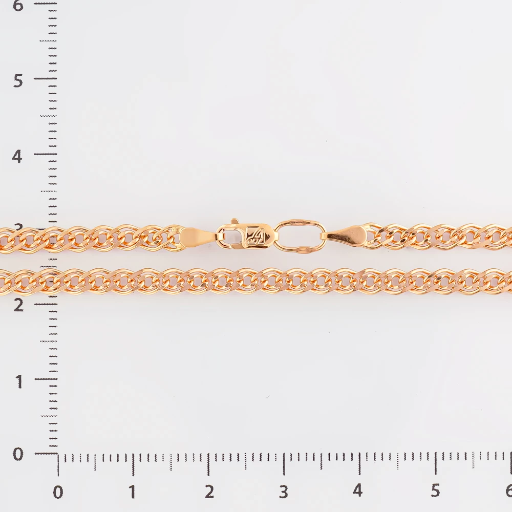 Цепь из красного золота 585 пробы