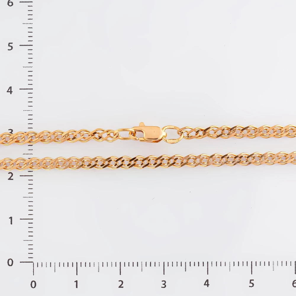 Цепь из красного золота 585 пробы
