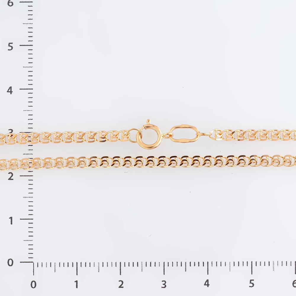 Цепь из красного золота 585 пробы