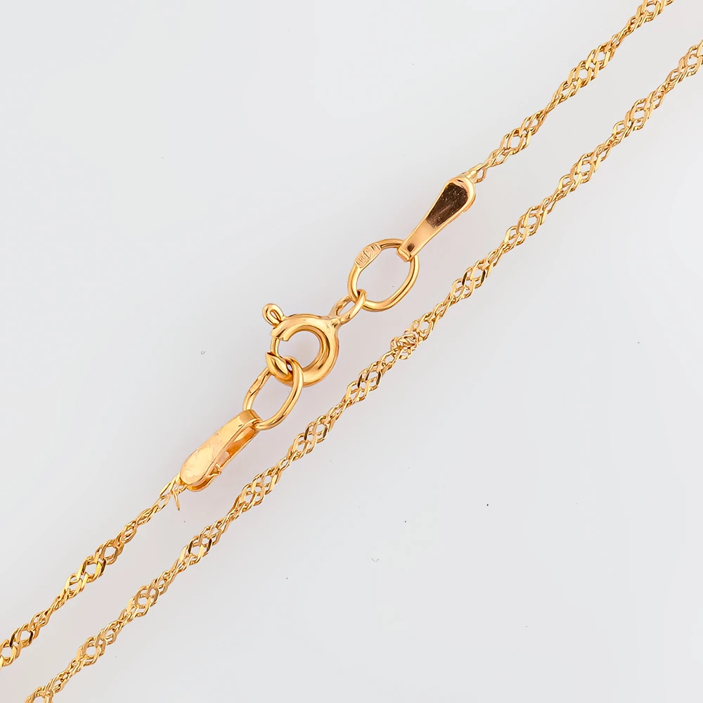 Цепь из красного золота 585 пробы