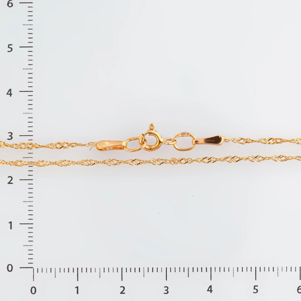 Цепь из красного золота 585 пробы