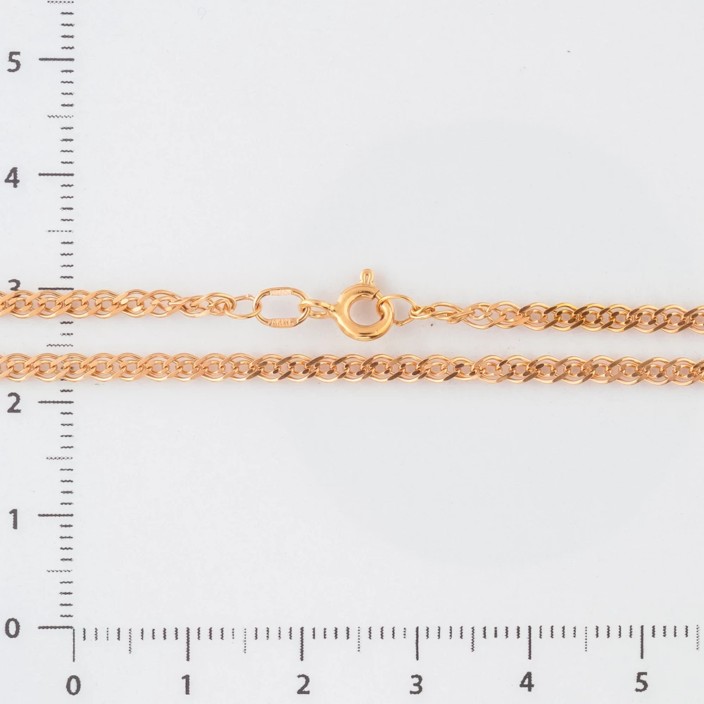 Цепь из красного золота 585 пробы