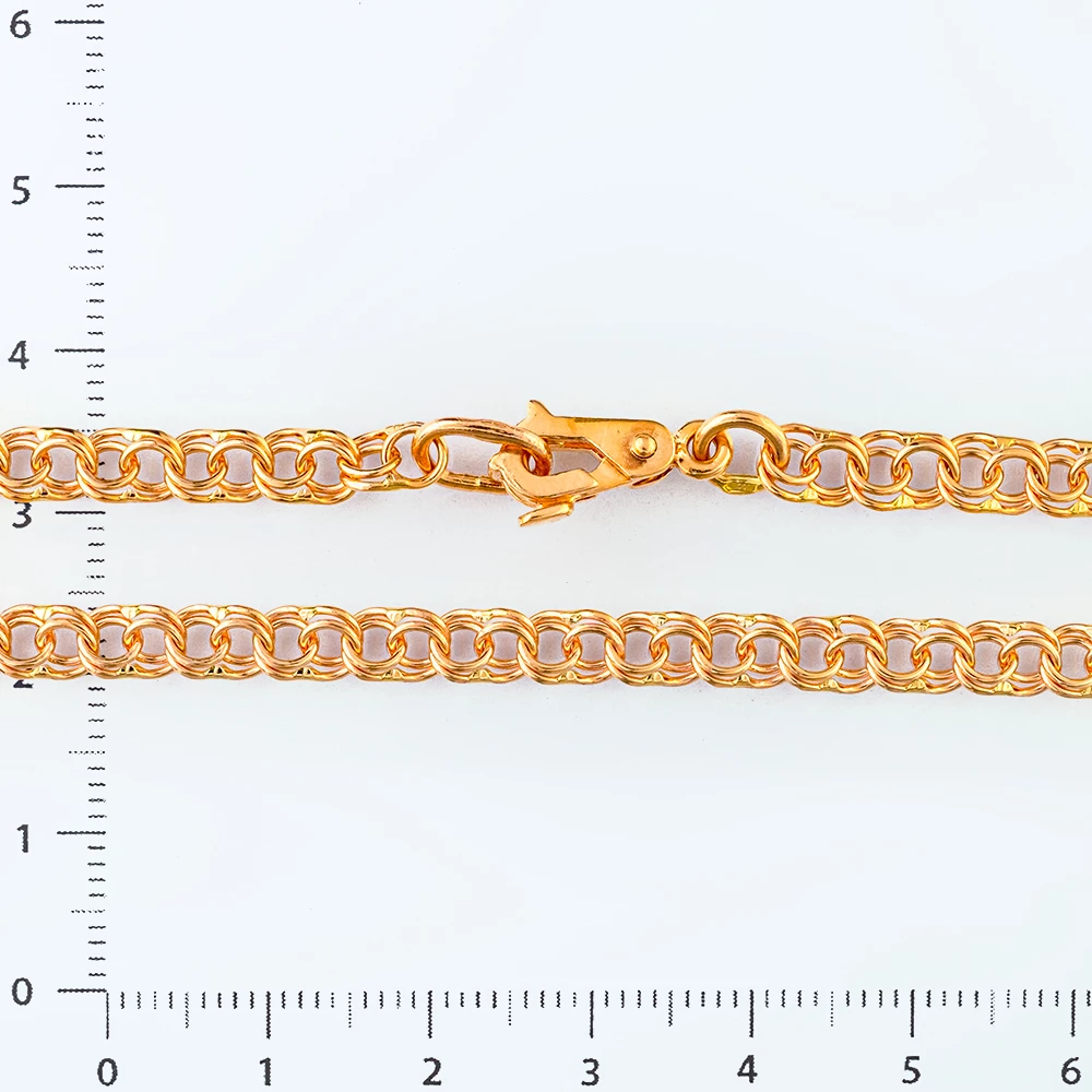 Цепь из красного золота 585 пробы