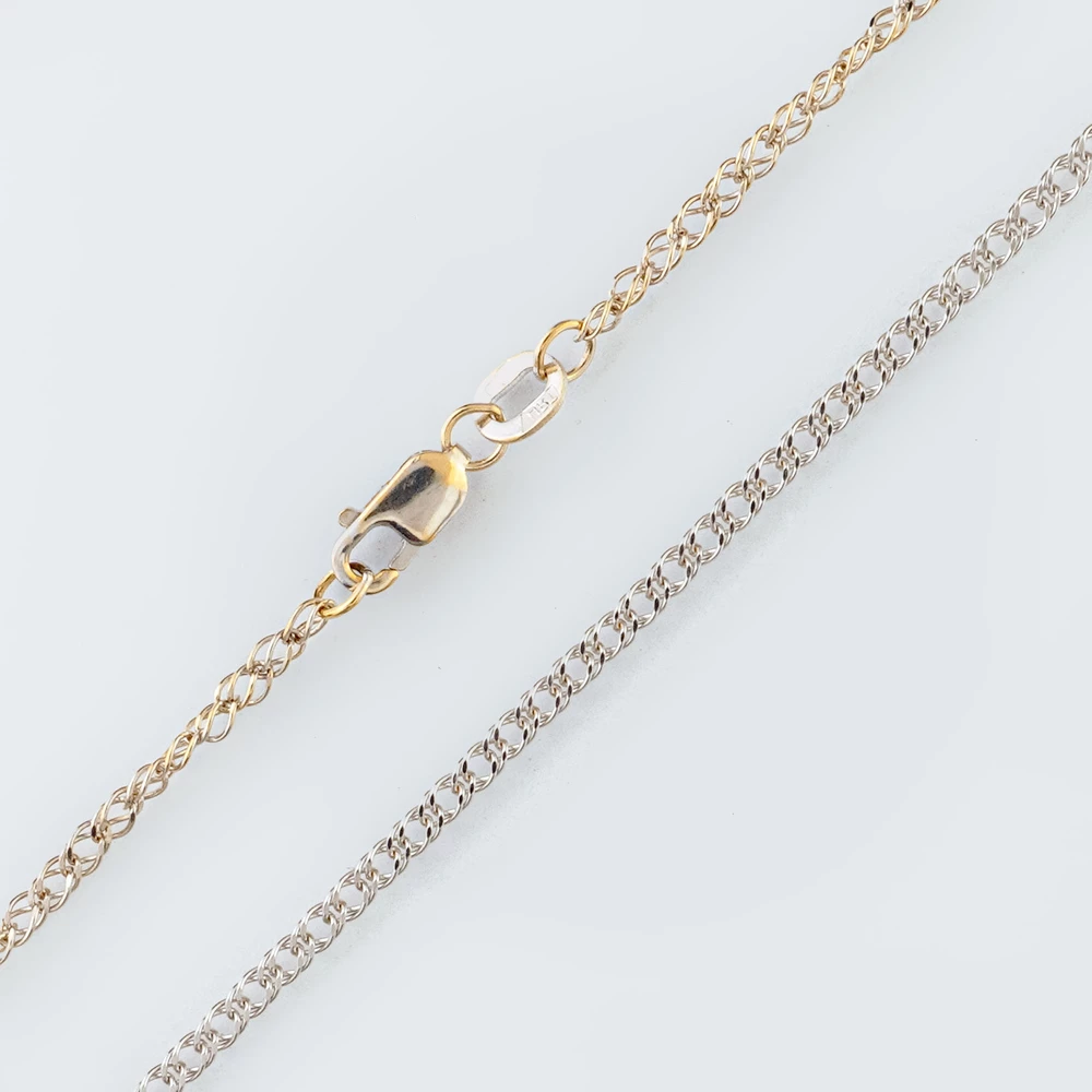 Цепь из белого золота 585 пробы