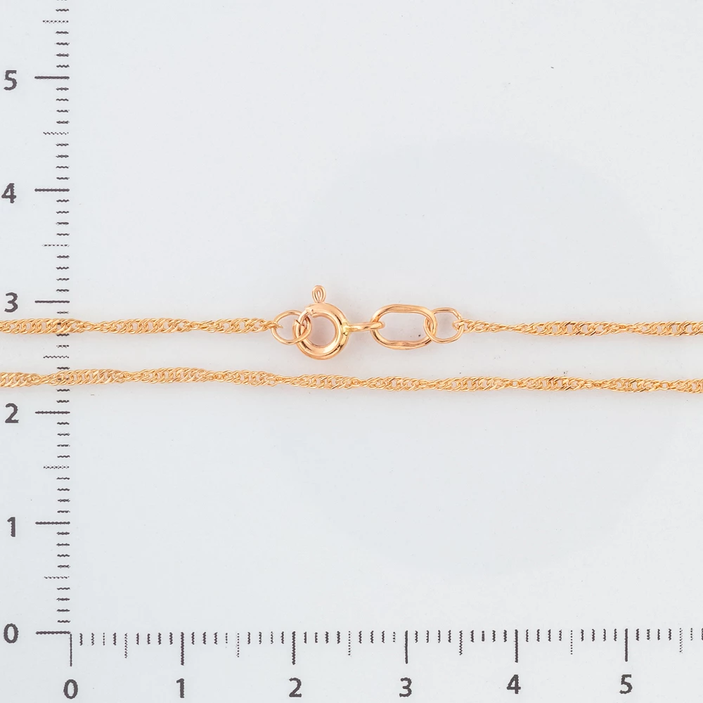 Цепь из красного золота 585 пробы