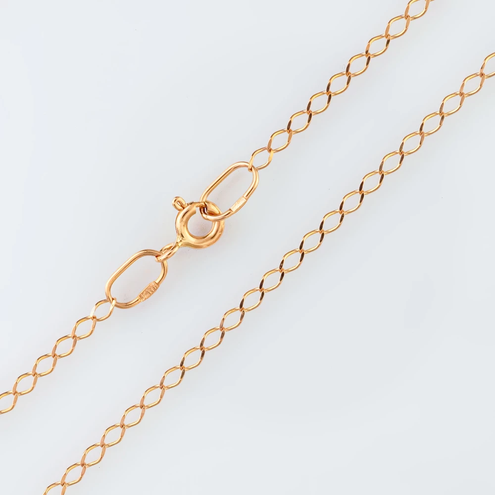 Цепь из красного золота 585 пробы