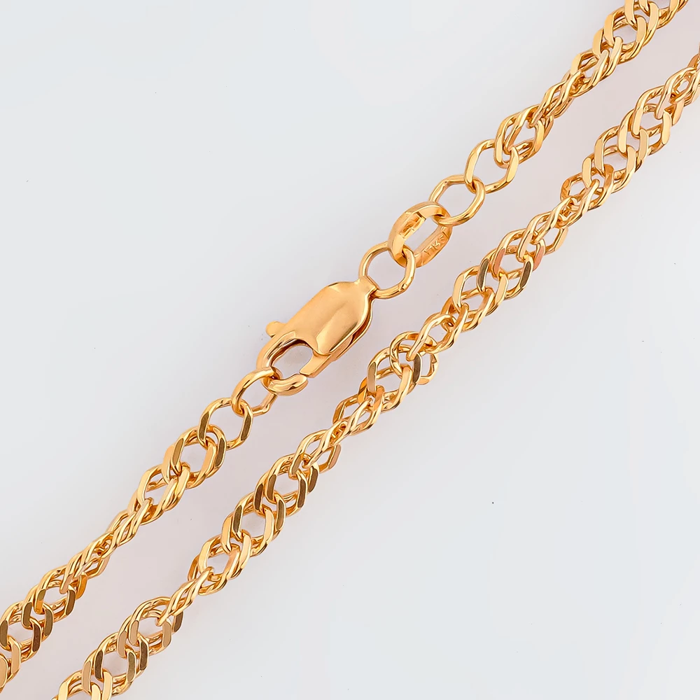 Цепь из красного золота 585 пробы