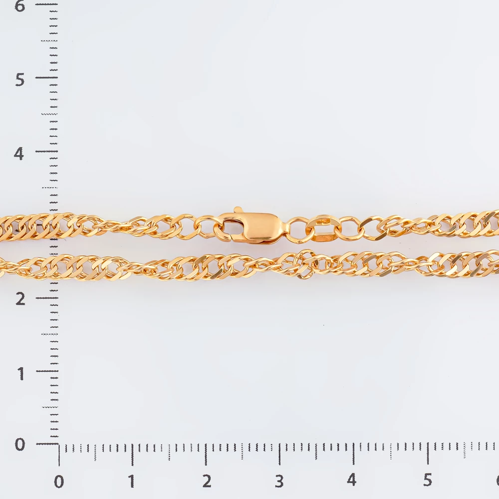 Цепь из красного золота 585 пробы