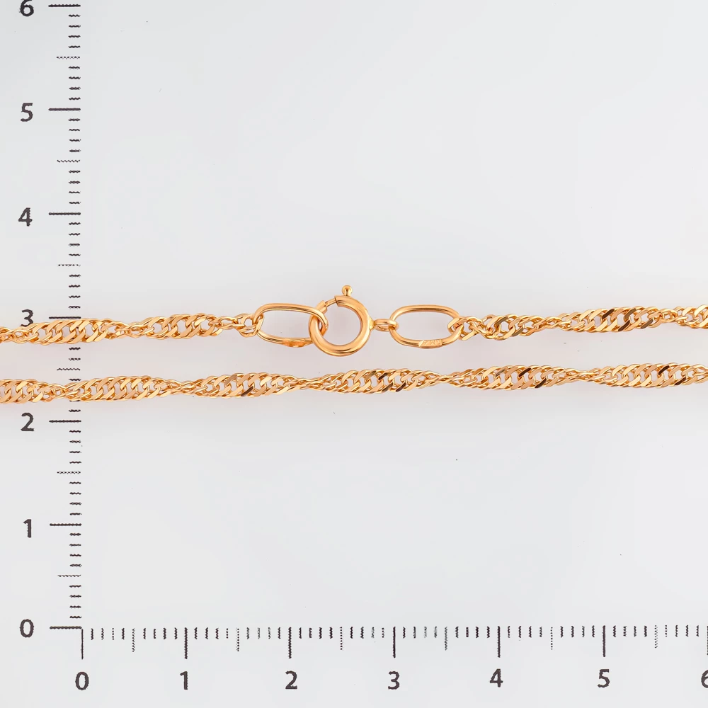 Цепь из красного золота 585 пробы