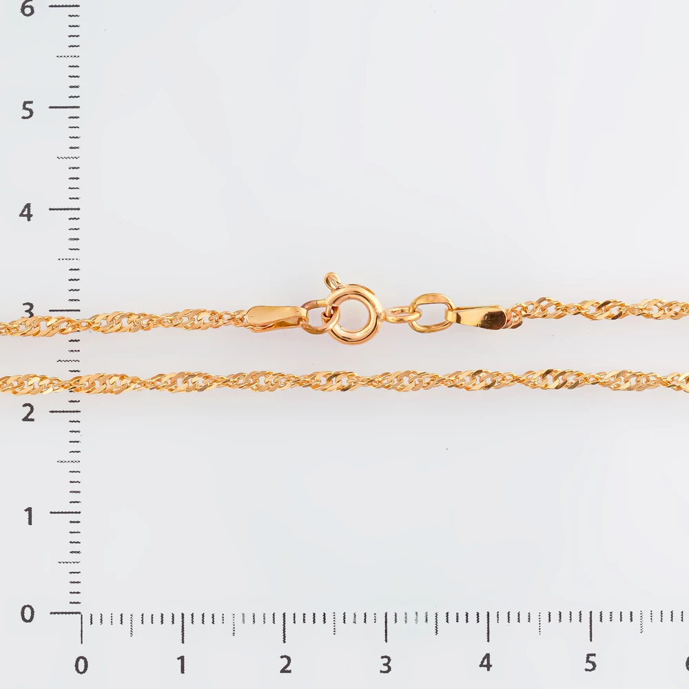 Цепь из красного золота 585 пробы