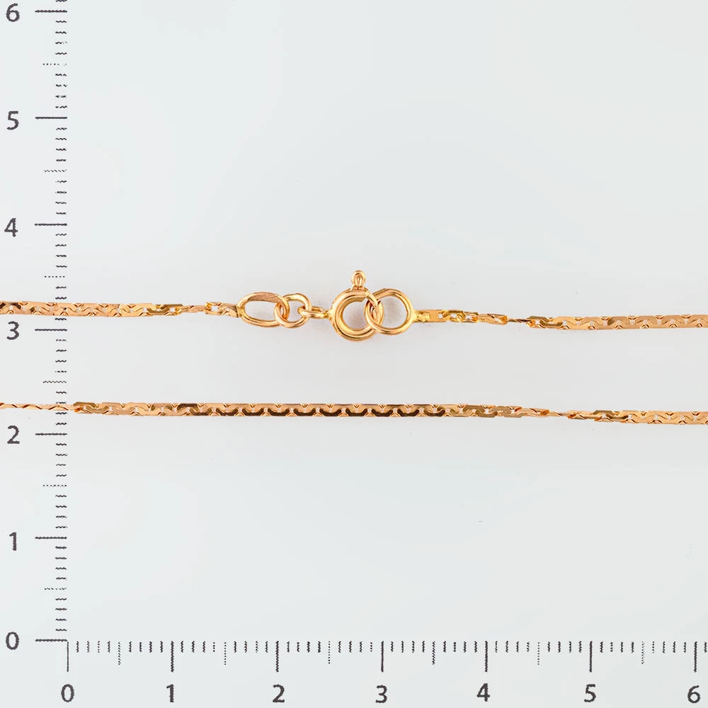 Цепь из красного золота 585 пробы