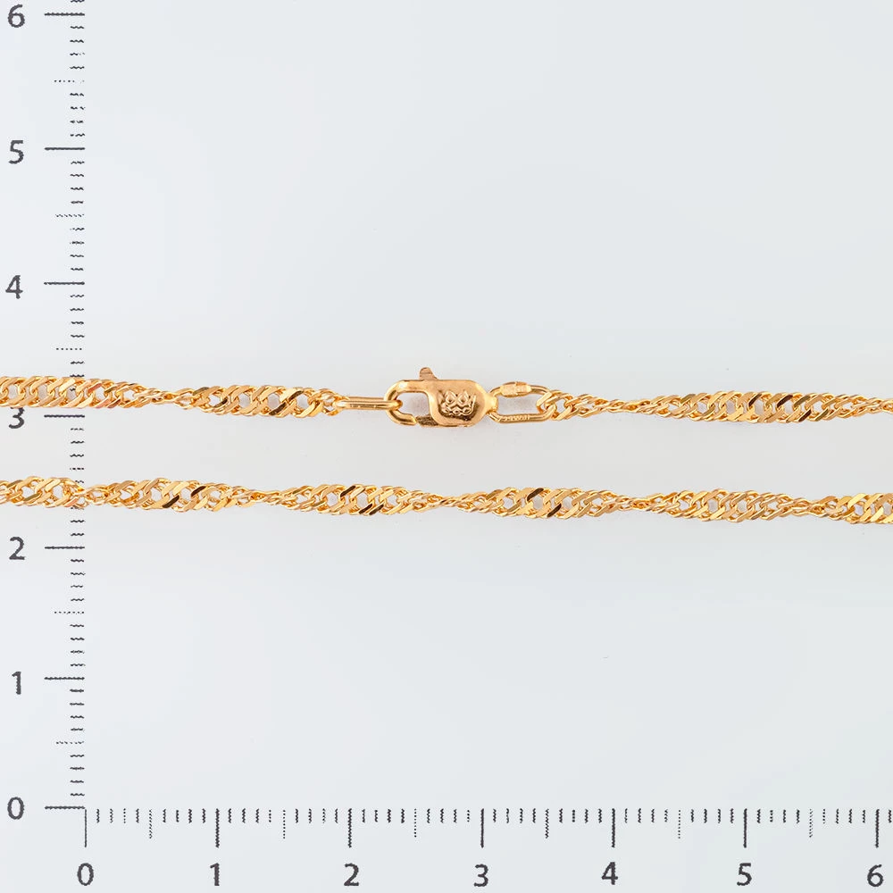 Цепь из красного золота 585 пробы