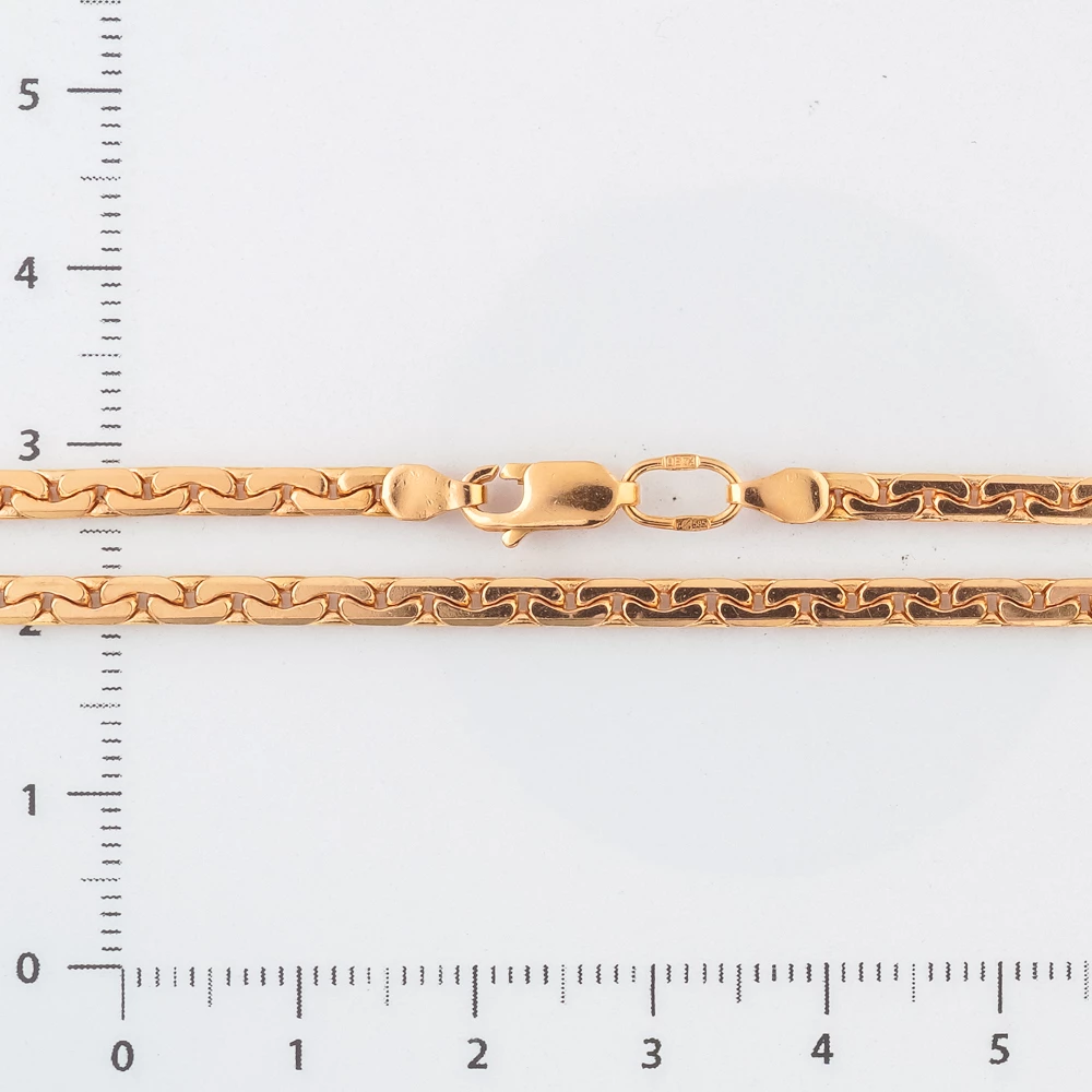 Цепь из красного золота 585 пробы