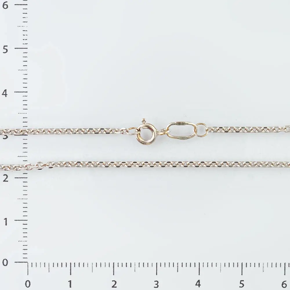 Цепь из белого золота 585 пробы 2