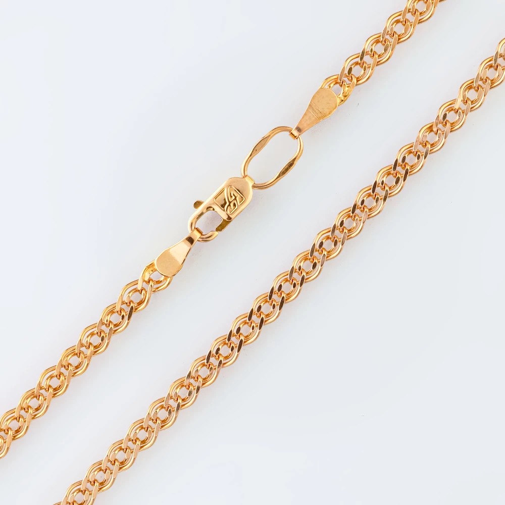 Цепь из красного золота 585 пробы