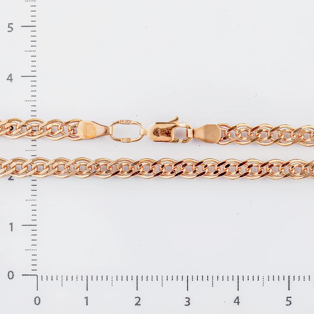Цепь из красного золота 585 пробы