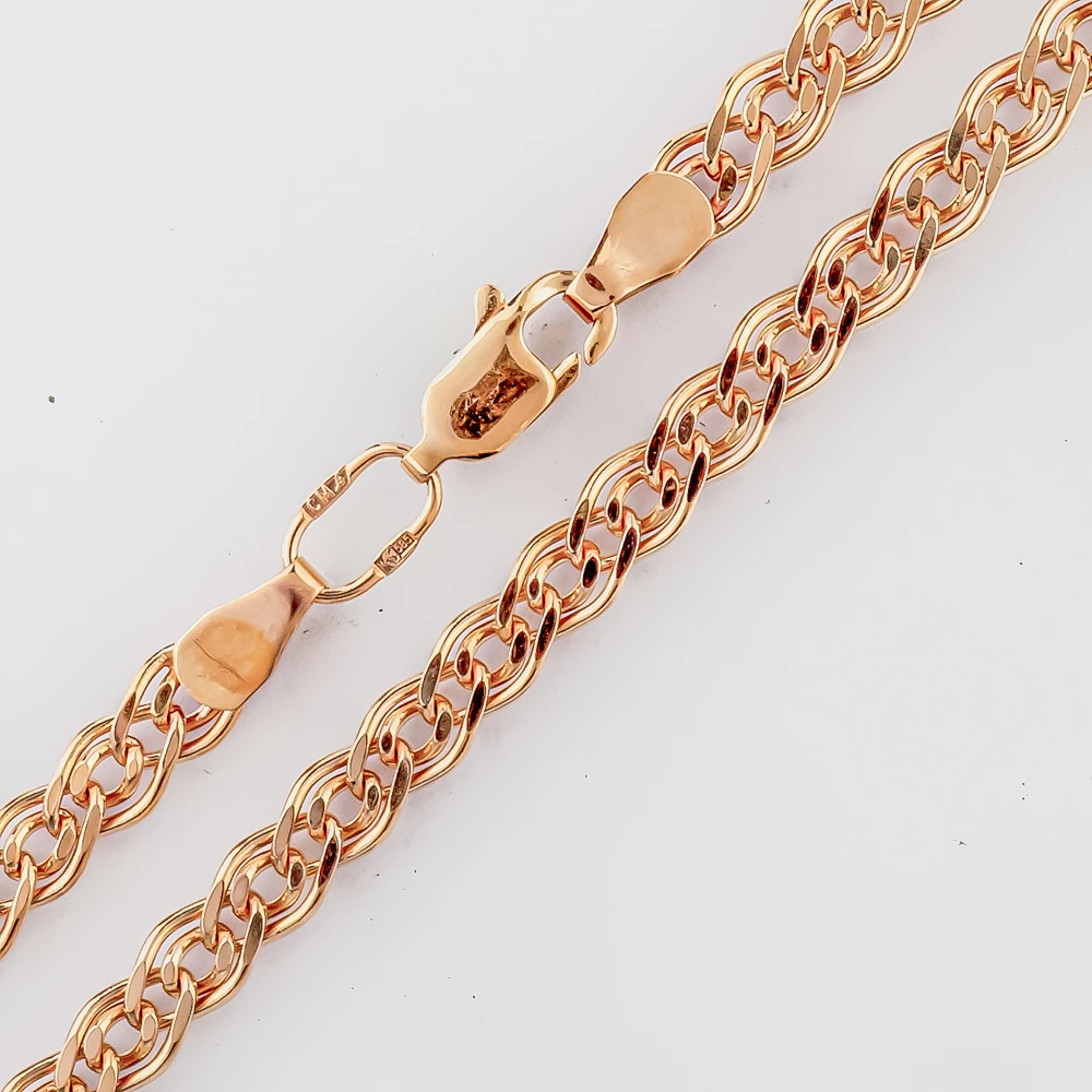 Цепь из красного золота 585 пробы