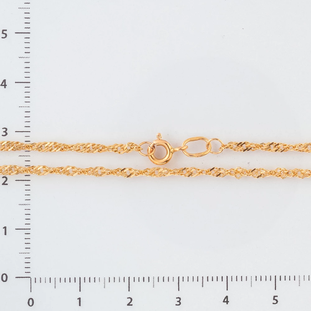 Цепь из красного золота 585 пробы