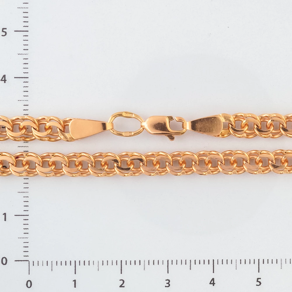 Цепь из красного золота 585 пробы
