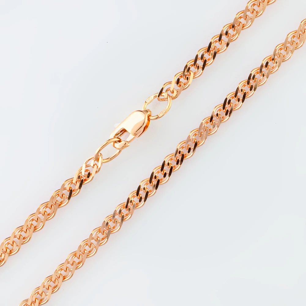 Цепь из красного золота 585 пробы