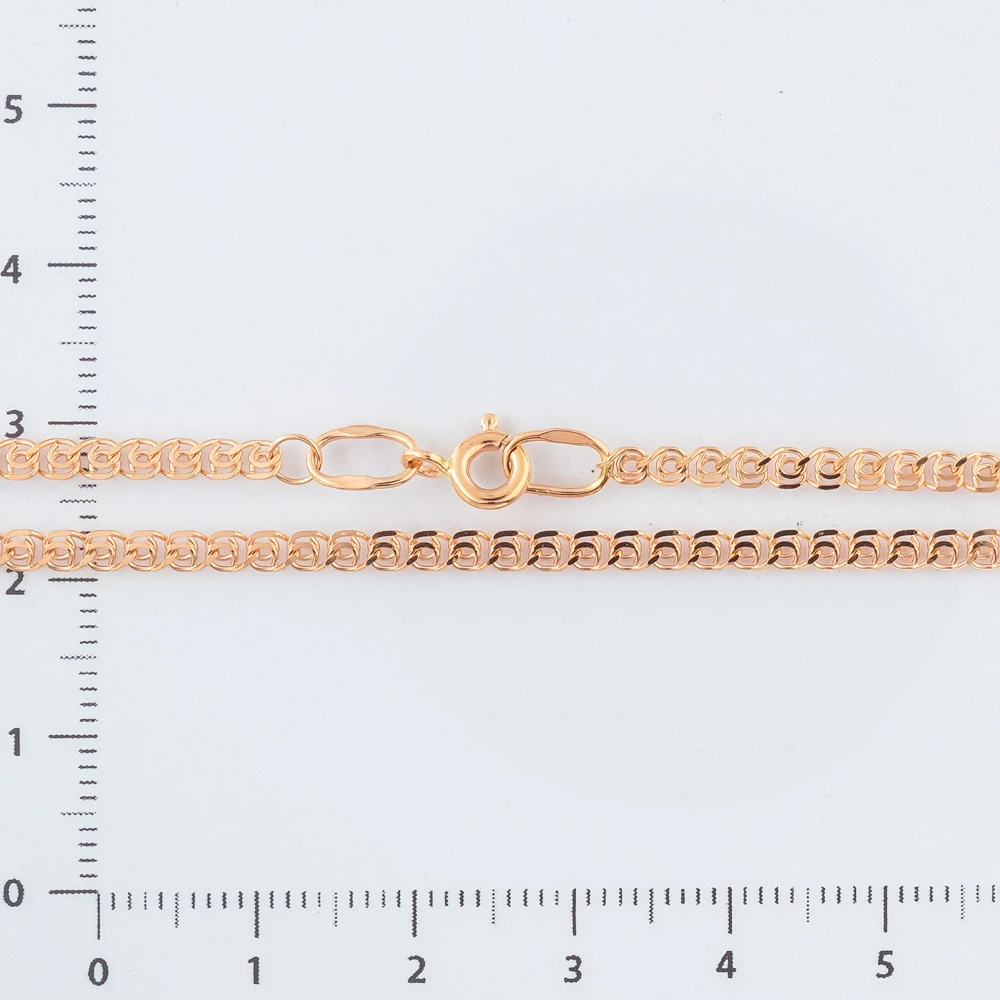 Цепь из красного золота 585 пробы