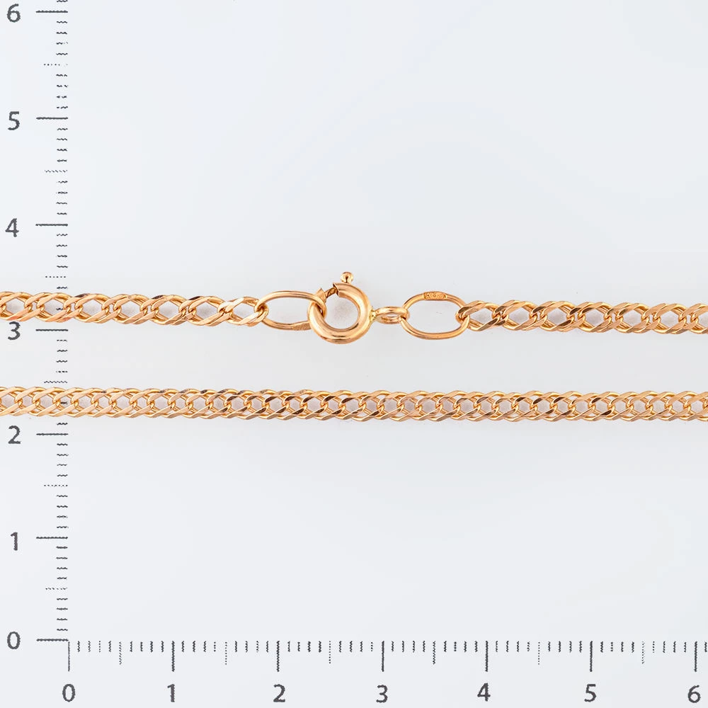 Цепь из красного золота 585 пробы