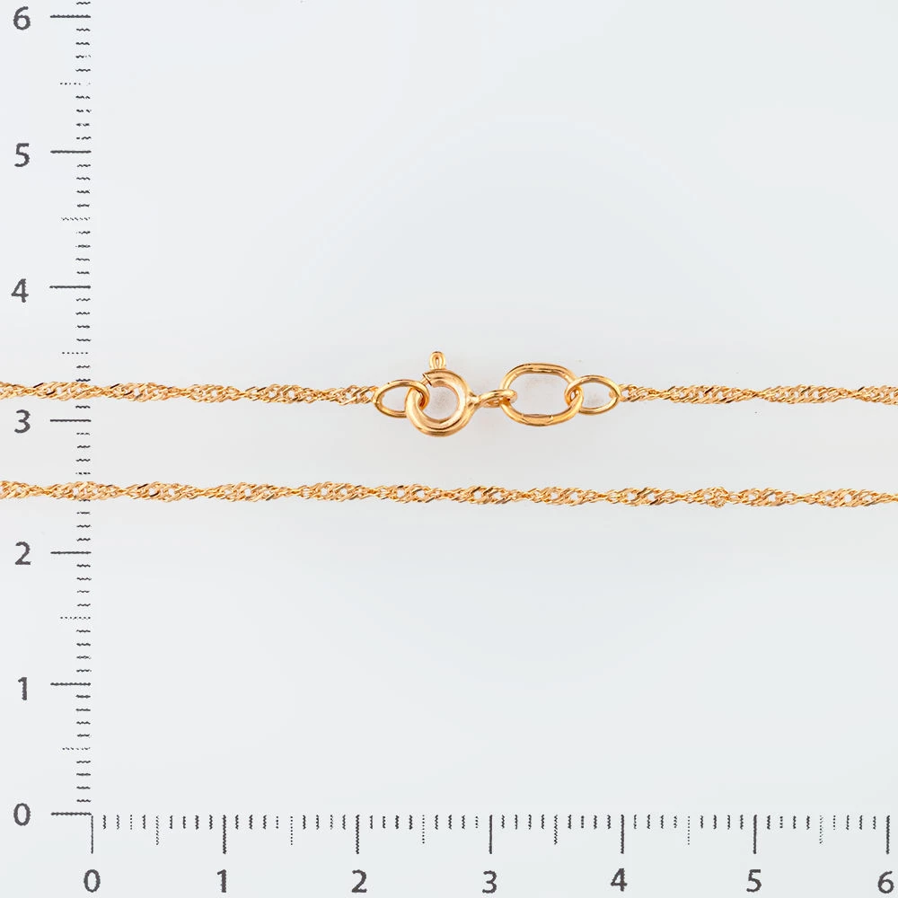 Цепь из красного золота 585 пробы