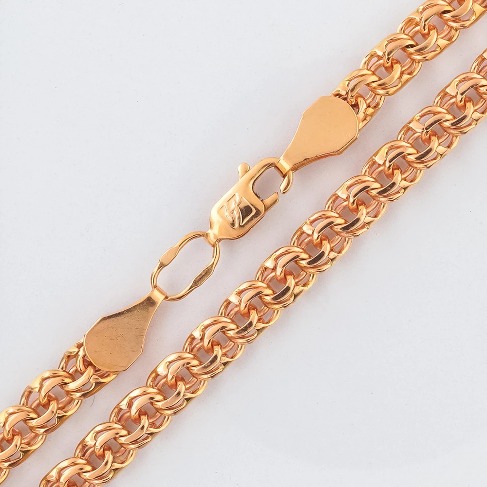 Цепь из красного золота 585 пробы