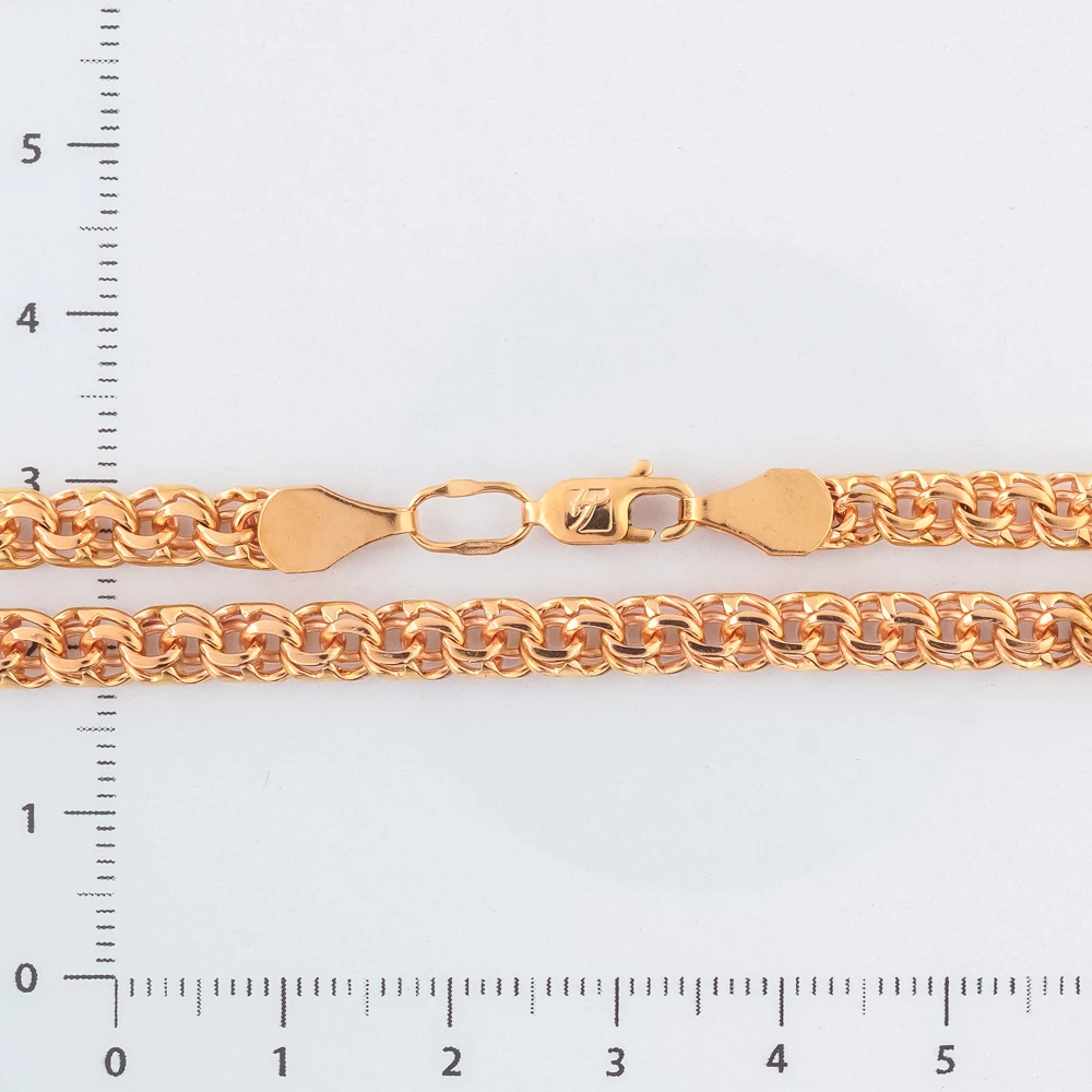 Цепь из красного золота 585 пробы