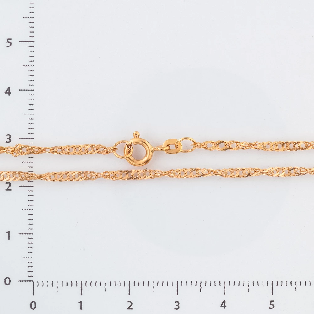 Цепь из красного золота 585 пробы