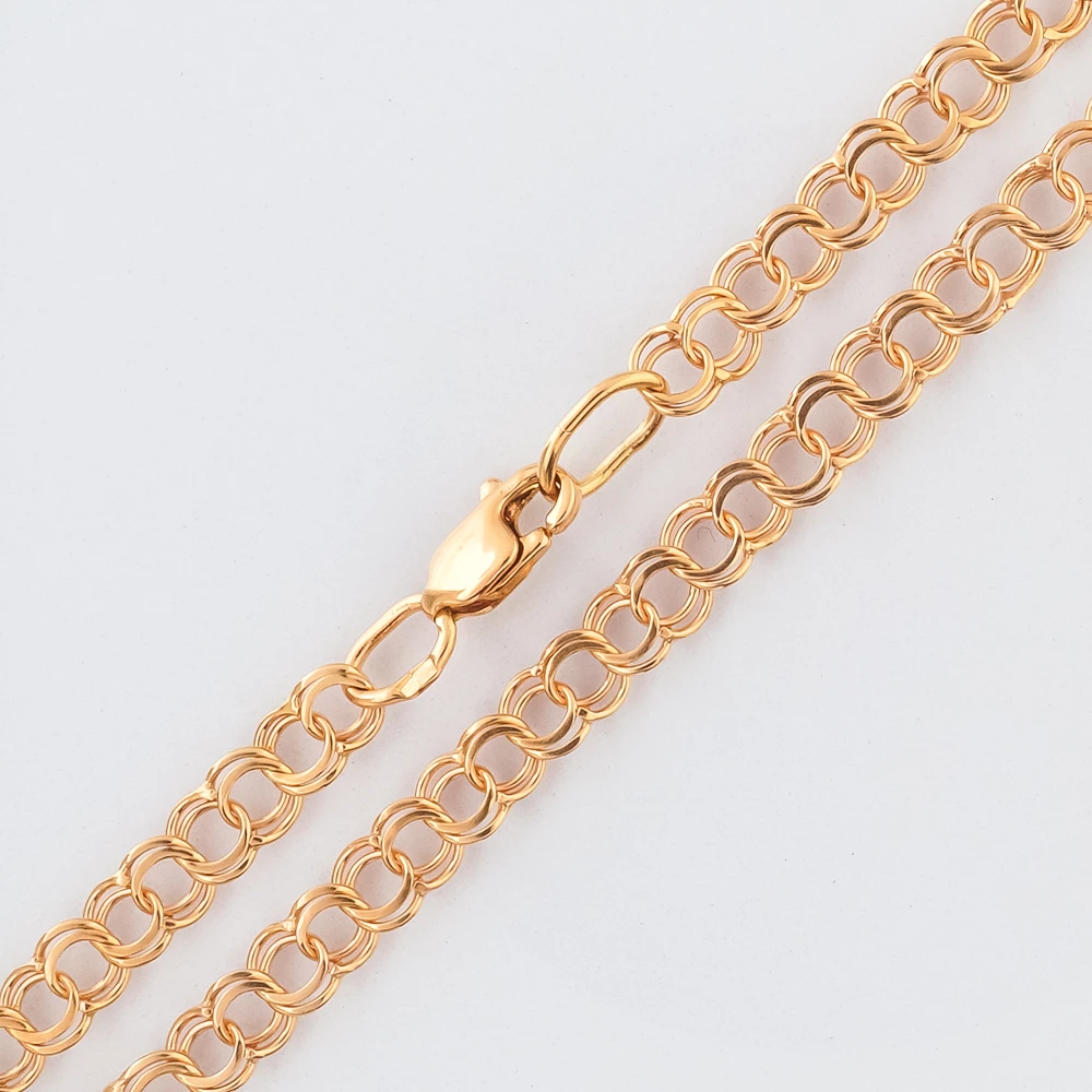 Цепь из красного золота 585 пробы