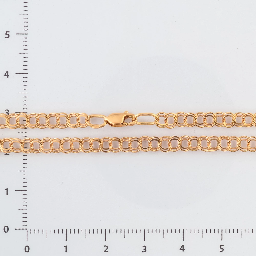 Цепь из красного золота 585 пробы