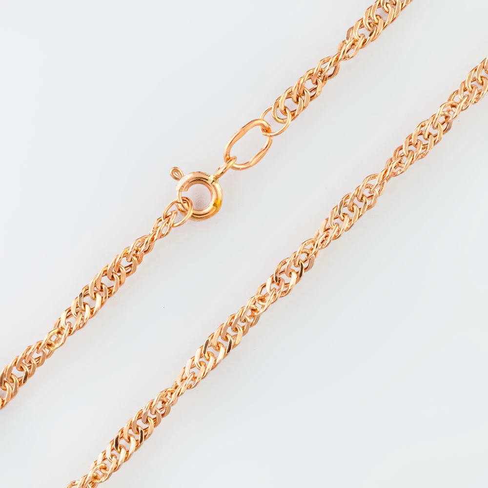 Цепь из красного золота 585 пробы