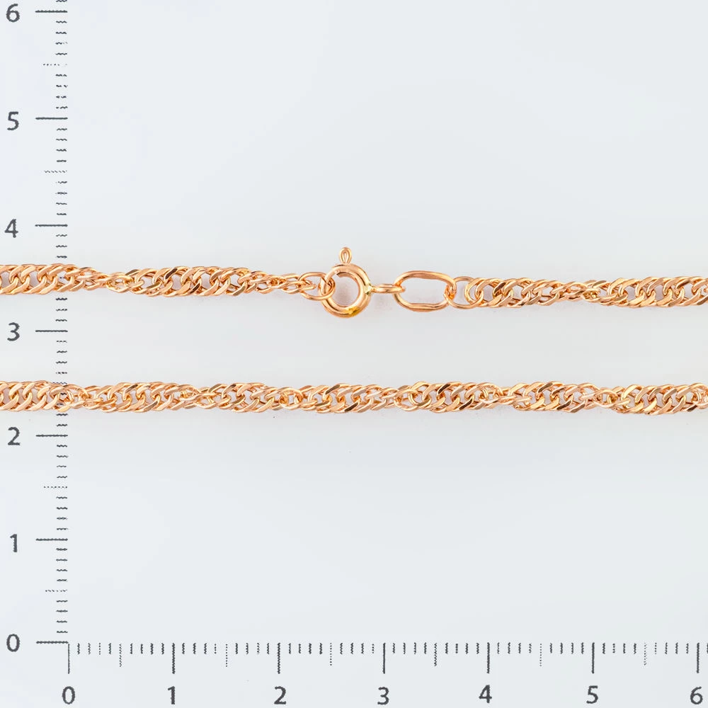 Цепь из красного золота 585 пробы