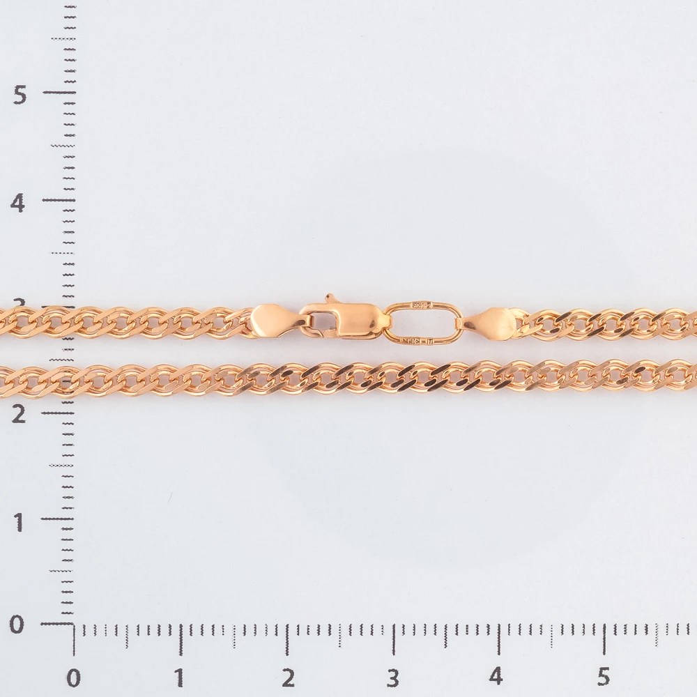 Цепь из красного золота 585 пробы