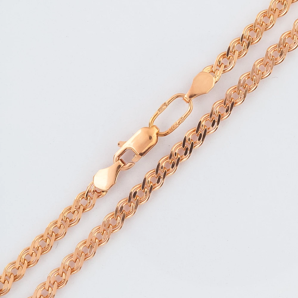 Цепь из красного золота 585 пробы